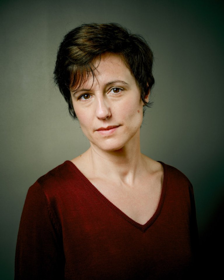 France, Paris, 26 September 2018 - Portrait of Coralie Delaume, French writer.