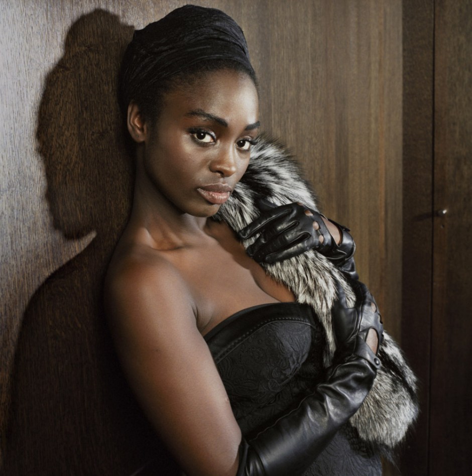 France, Paris, November 2006 - Portrait d'Aïssa Maïga, actress.