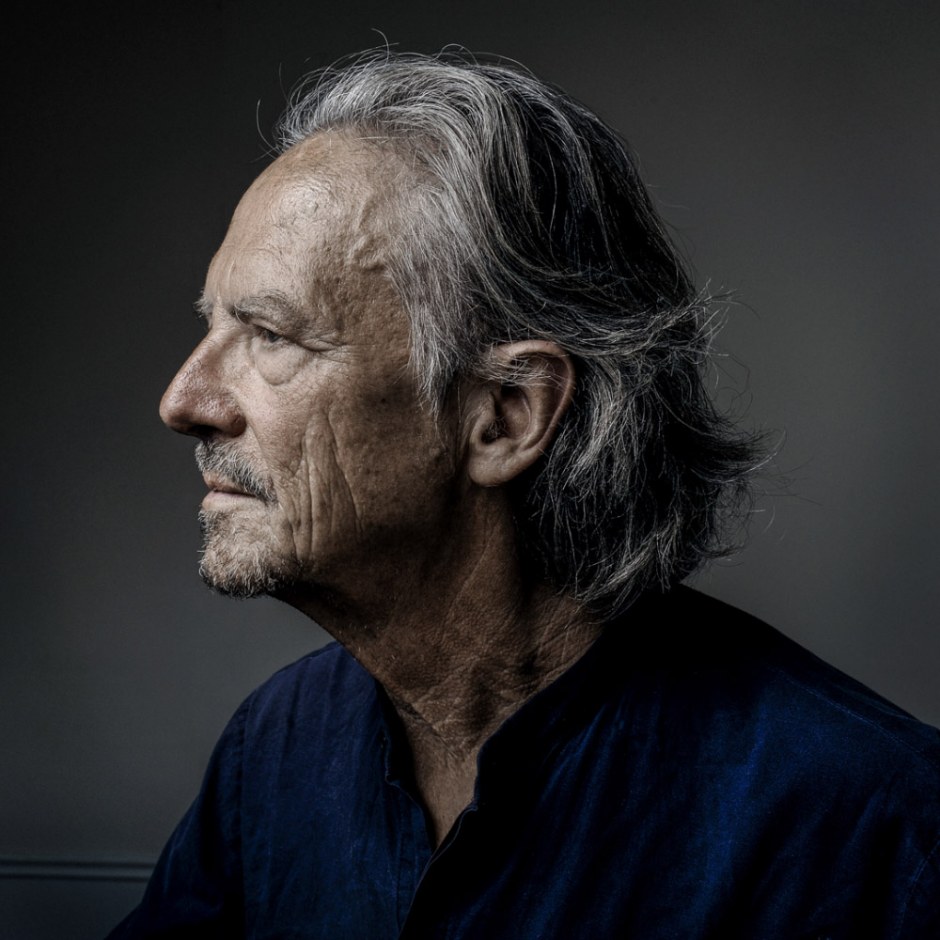 France, Paris, May 2011 - Portrait of Peter Handke, Austrian writer and film director.