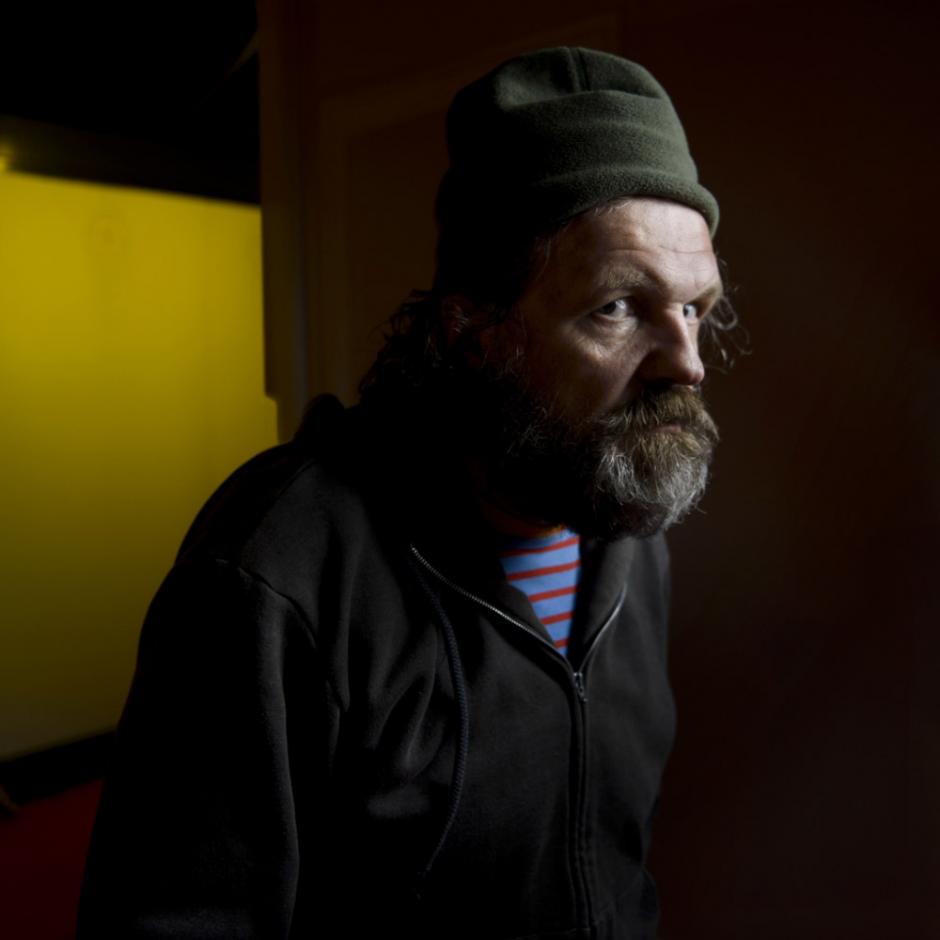 France, 19 May 2013 - Portrait of Emi Kusturica, a Serbian filmmaker, actor and musician, who has twice won the Palme d'Or at Cannes.