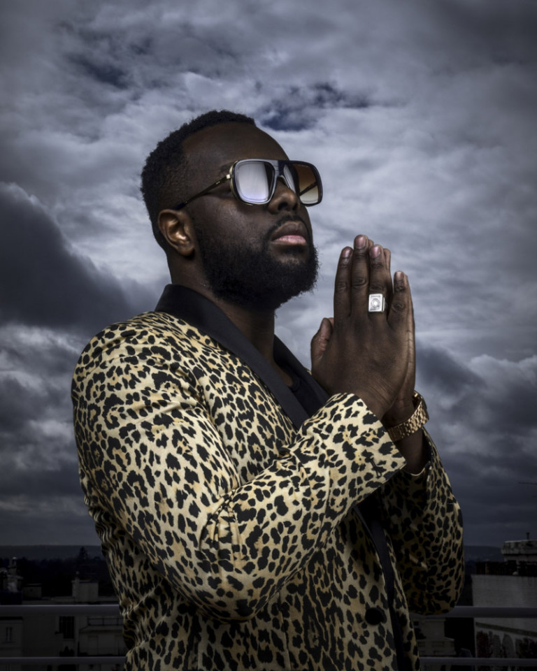 France, Paris, 08 March 2018 - Portrait of Maître Gims, French rapper.