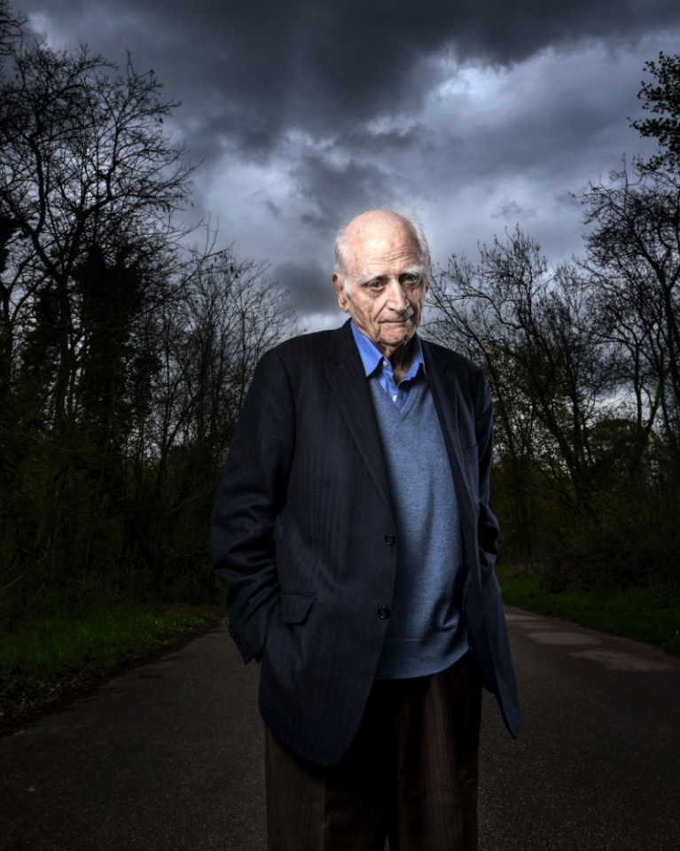 France, Vincennes, 11 avril 2016 - Portrait de Michel Serres, French writer, philosopher, epistemologist and member of the French Academie.