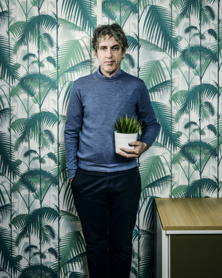 France, Paris, 17 December 2018 - Portrait of Eric Rochant, French film director and scriptwriter.