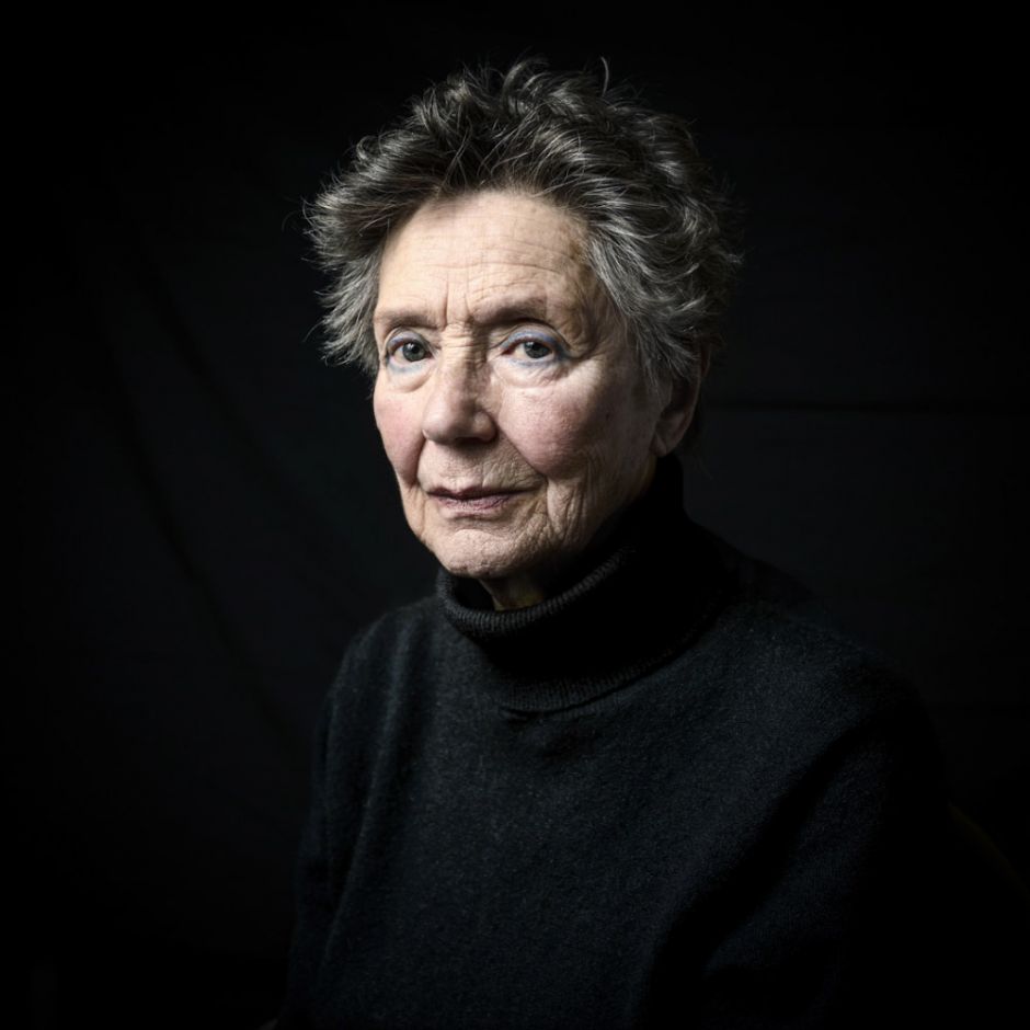 France, Paris, 05 February 2014 - Portrait of Emmanuelle Riva, French actress.
