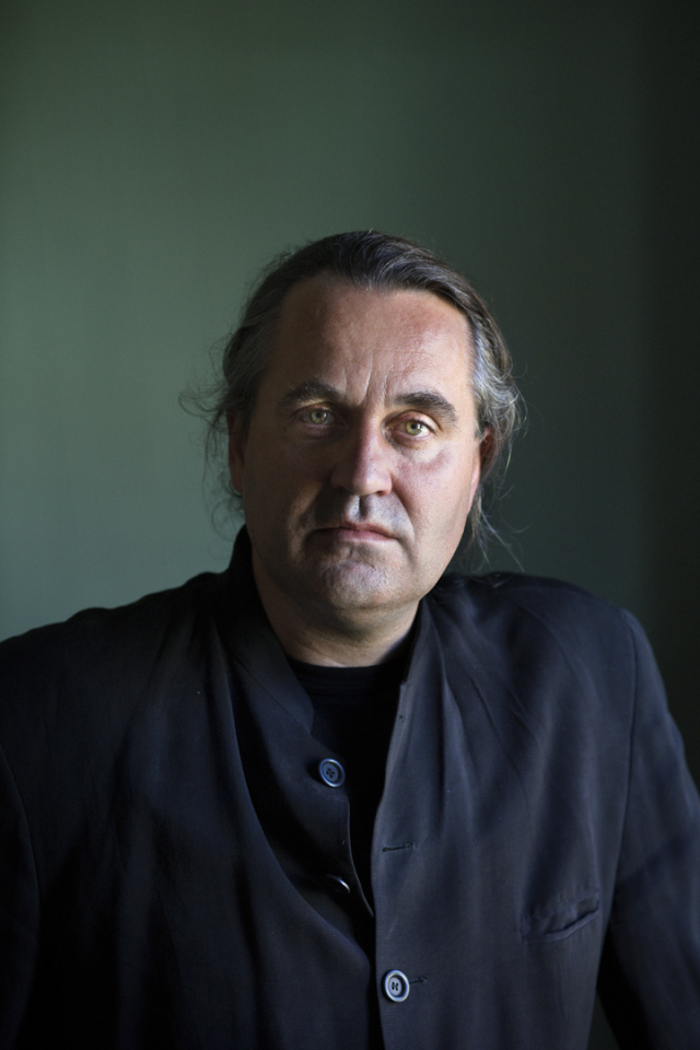 Denmark, Copenhagen, 07 July 2015 - Portrait of Thomas Kluge, Danish artist.