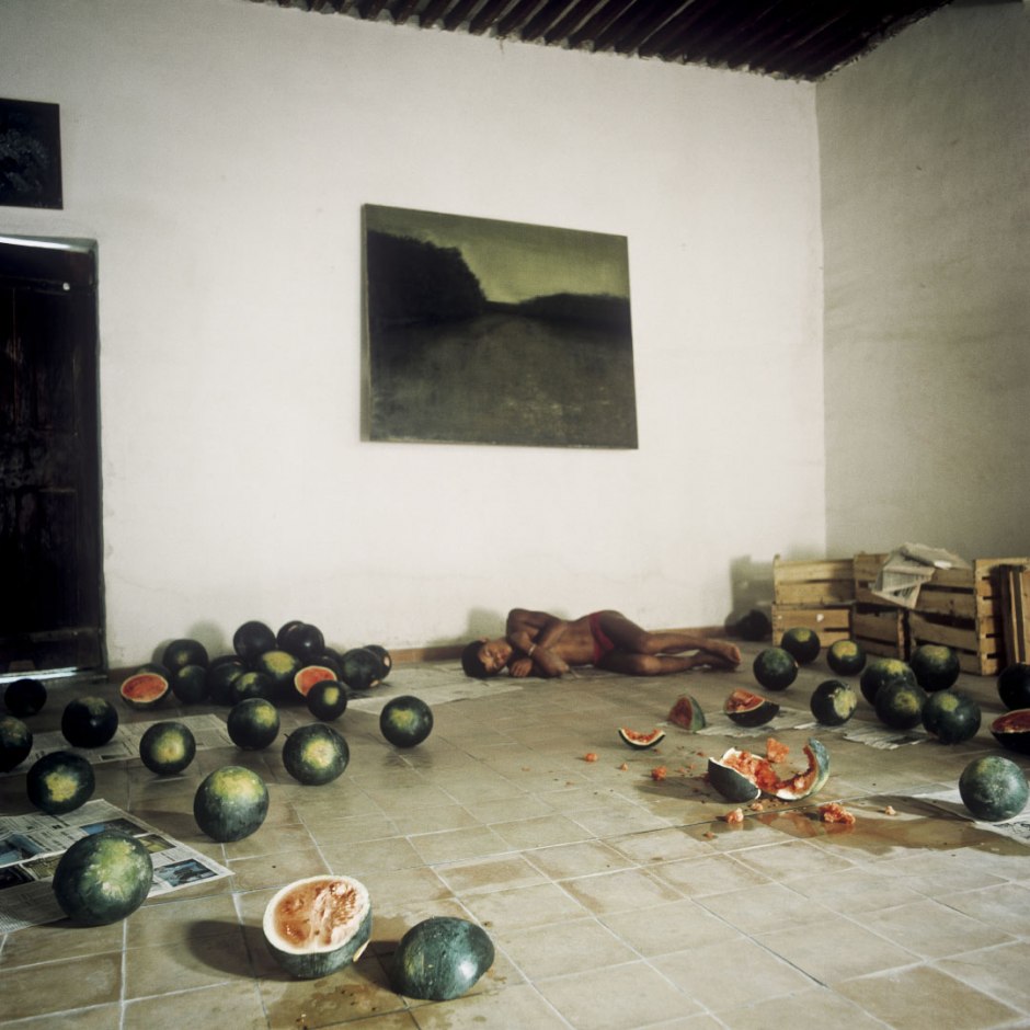 France, 1981/1984"Evolution probable du temps" (The probable evolution of time), the watermelonsFrance, 1981/1984"Evolution probable du temps", Les pastËques  Bernard Faucon / Agence VU