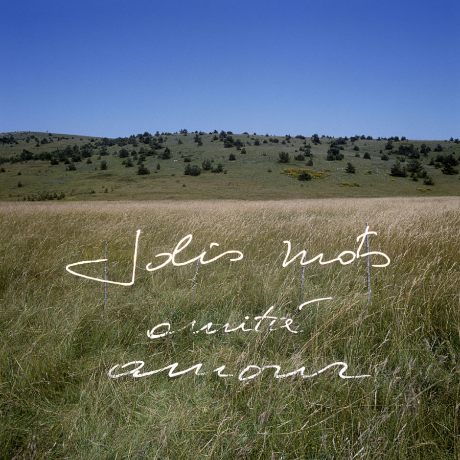 "Les Ecritures" (Writings), 1991/1992Nice words, friendship, love"Les Ecritures", 1991/1992Jolis mots, amitiÈ, amourBernard Faucon / Agence VU