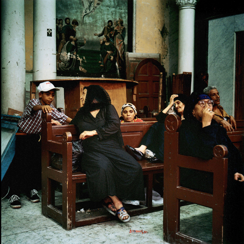 Egypt, Cairo, 1994The Virgin ceremony during the copt mouled, in ZeitounEgypte, Le Caire, 1994Fête de la vierge lors du mouled copte, à Zeitoun  Denis Dailleux / Agence VU