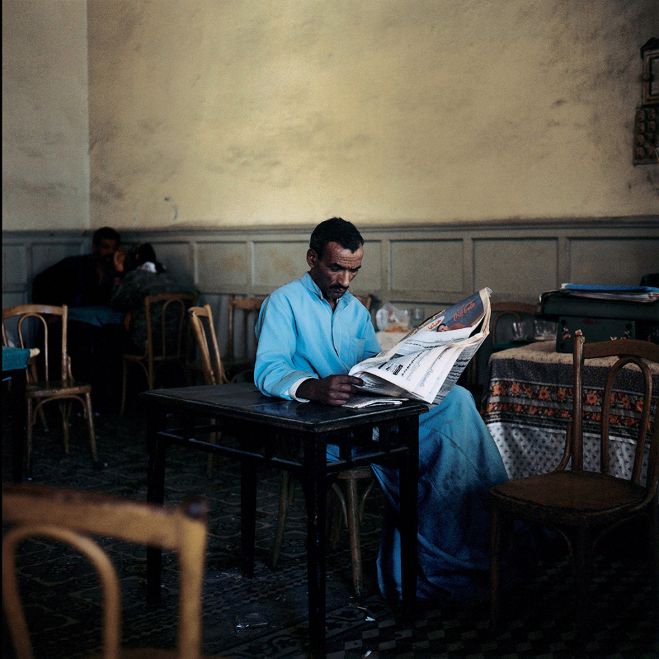 Egypt, Cairo, 1999In a coffeshop in Bab El-LouqEgypte, Le Caire, 1999Dans un café à Bâb el-Louq  Denis Dailleux / Agence VU
