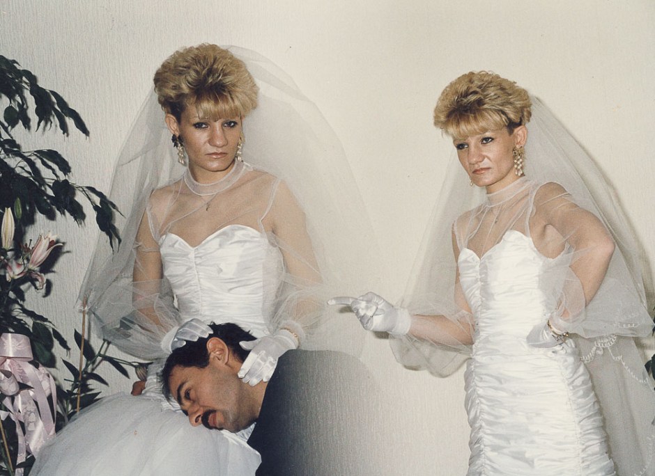 France, 1995From the series "Weddings".Sadomasochism.France, 1995Issue de la série "'Mariages".Sadomasochisme.Jean-Christian Bourcart / Agence VU