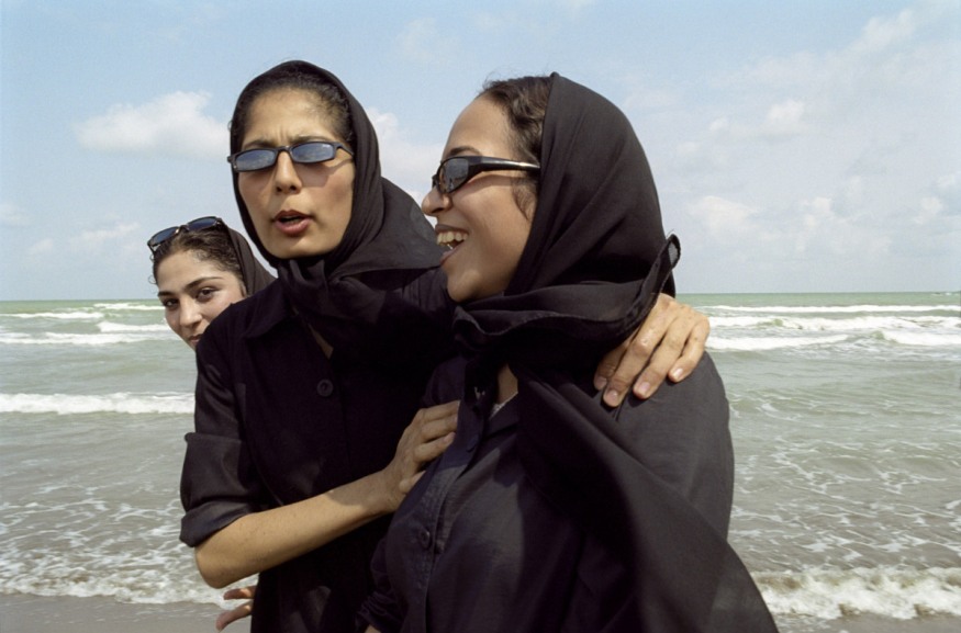 Iran, Babolsar, July 2002 - Caspian sea. Beach.