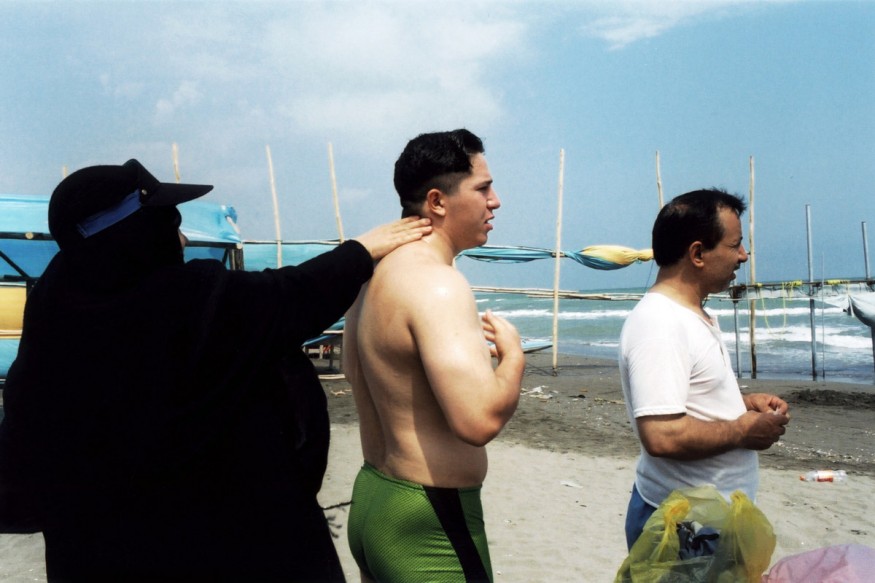 Iran, Motel khu beach, July 2002 - Caspian Sea.