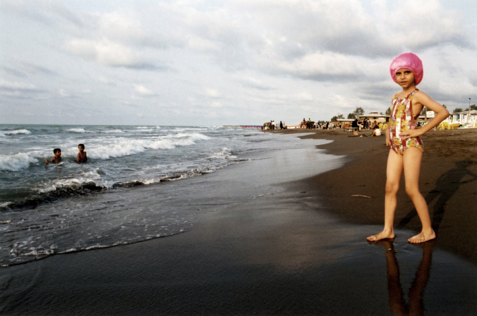 Iran, Babolsar, July 2002 - Beach.