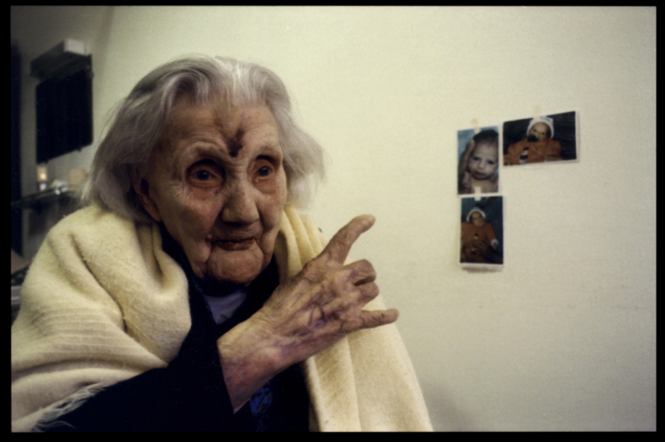 France, Houdan, 1998 - Geriatrics department, local Houdan hospital.