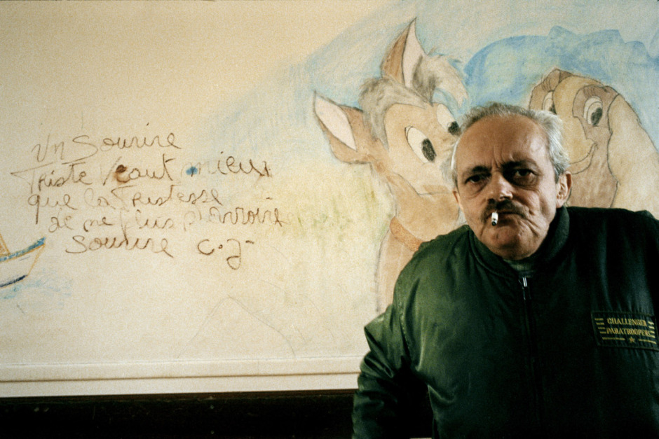 France, Seine-saint-Denis, Neuilly-sur-Marne, 1999 - Ville-Evrard Psychiatric Hospital. Patient.