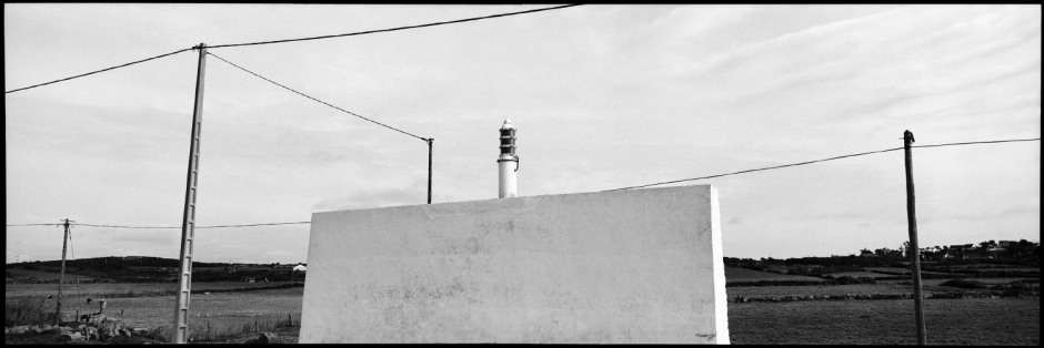 France, Normandie, Cotentin, November 1992 - Blaze and wall.
