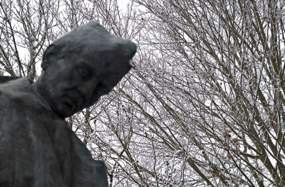 France, Lorraine, 4 March 2006 - First and second World war military cemeteries in Lorraine. American, french and german cemeteries.  American cemetery in Saint-Mihiel.