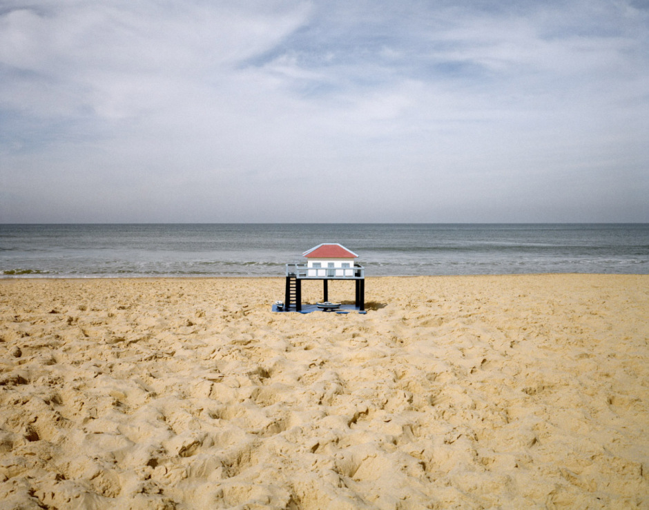 France, Le Porge, Gironde, 2002 - Serie A, East of the Ocean, from Hendaye shores to the Dunes of Bray.