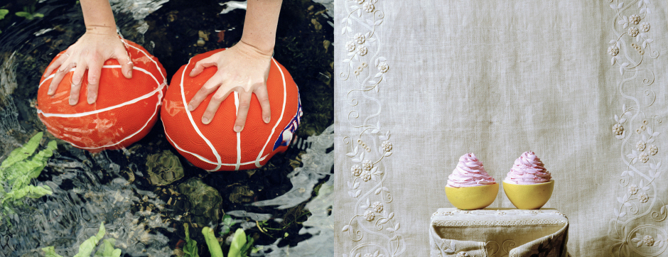 Procedure : whipped cream ñ air pushed into liquidDish : pink chantillyProcÈdÈ : crËme fouettÈe - air poussÈ dans liquidePlat : chantilly rose© Rip Hopkins / Agence VU