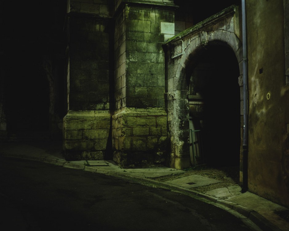 France, Auxerre, December 2007. Historical center.