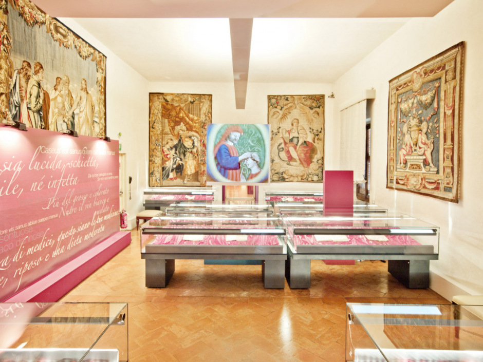 Italy, Florence, December 16th 2010Biblioteca Medicea Laurenziana (Laurentian Library). Exhibition room, concession of the BB CC Ministery.Italie, Florence, 16 décembre 2010Biblioteca Medicea Laurenziana (Bibliothèque Laurentienne). Salle d'exposition, concession du Ministère de BB CC. Massimo Siragusa / Agence VU