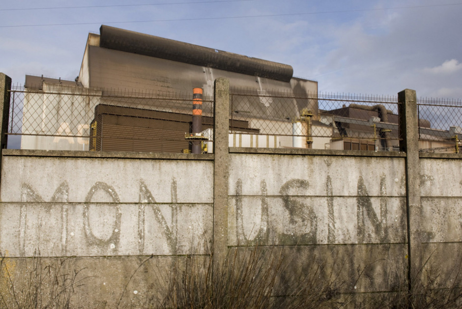 France, Gandrange, 16 January 2008 - Mittal Steel iron and steel metallurgy restructuring.
