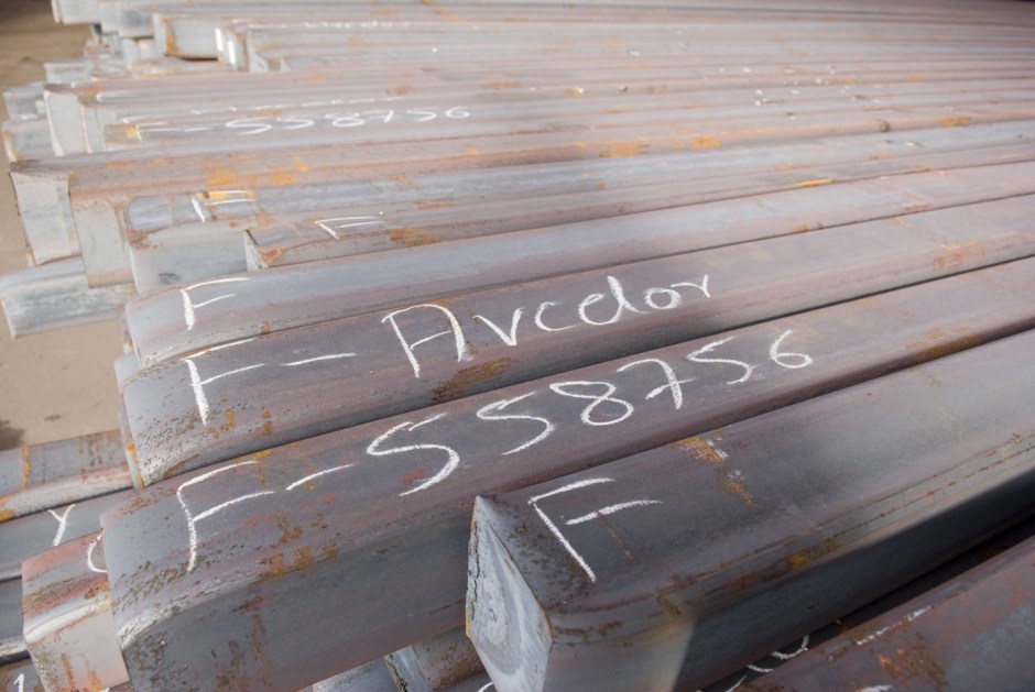 France, Gandrange, 16 January 2008 - Mittal Steel iron and steel metallurgy restructuring.