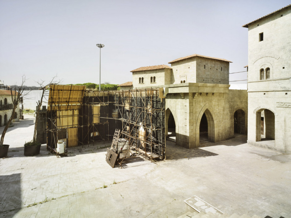 Italiy, Rome, 16 July 2009Cinecitta Studios."Assisi" film set - Reconstruction of the medieval town.Italie, Rome, 16 juillet 2009Studios Cinecitta.Plateau de tournage "Assise". Reconstitution de la citÈ mÈdiÈvale.Massimo Siragusa / Agence VU