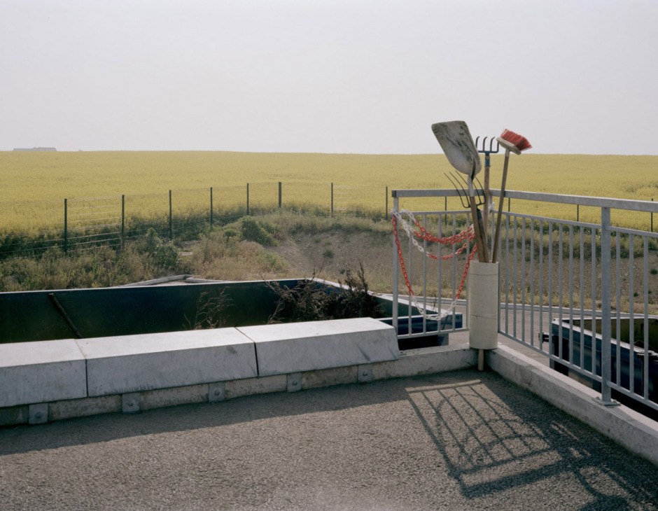France, Charron, Charente-Maritime, april 2009 - Waste reception center.