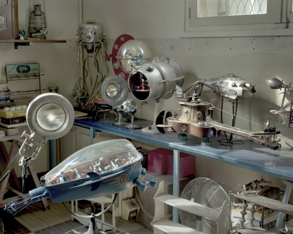 France, Sète, September - November 2010. Stephan Biascamano's studio.