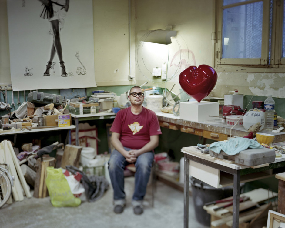 France, Sète, September - November 2010. MaÎl Mignot's studio.