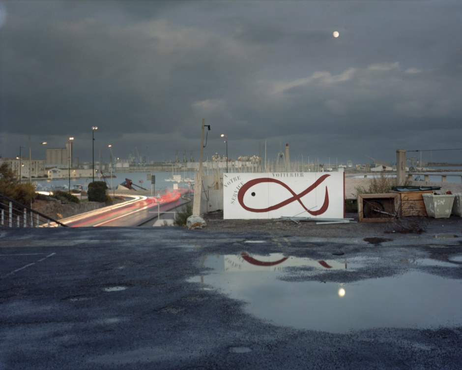 France, Sète, September - November 2010. Parking of America Club restaurant.