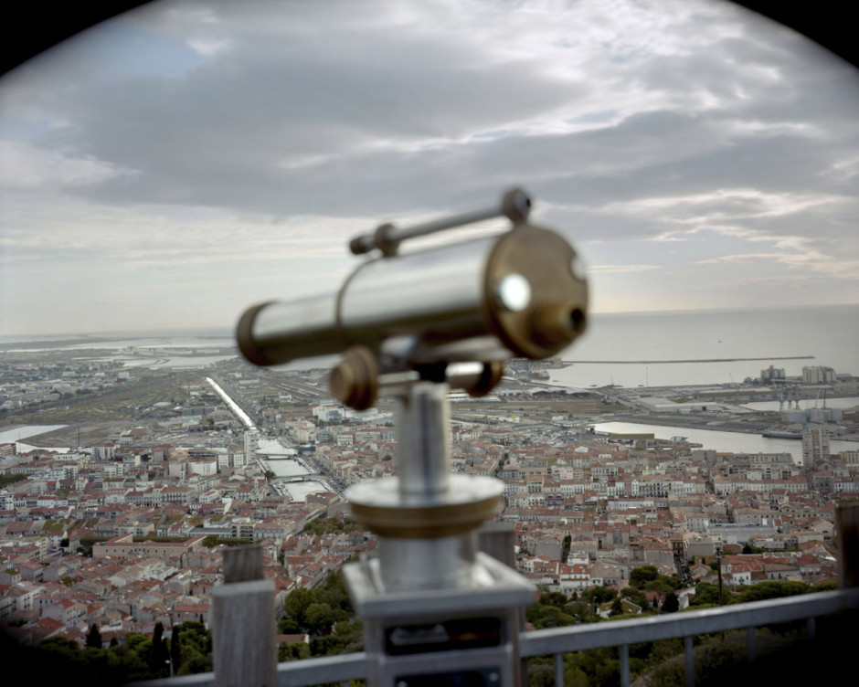 France, Sète, September - November 2010 - View from the Mont Saint-Clair.