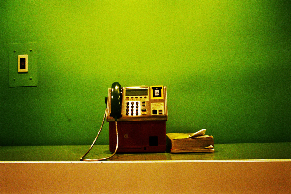 Japan, Tokyo, July 2002 - Tokyo is Hot Tonight. Public phone.