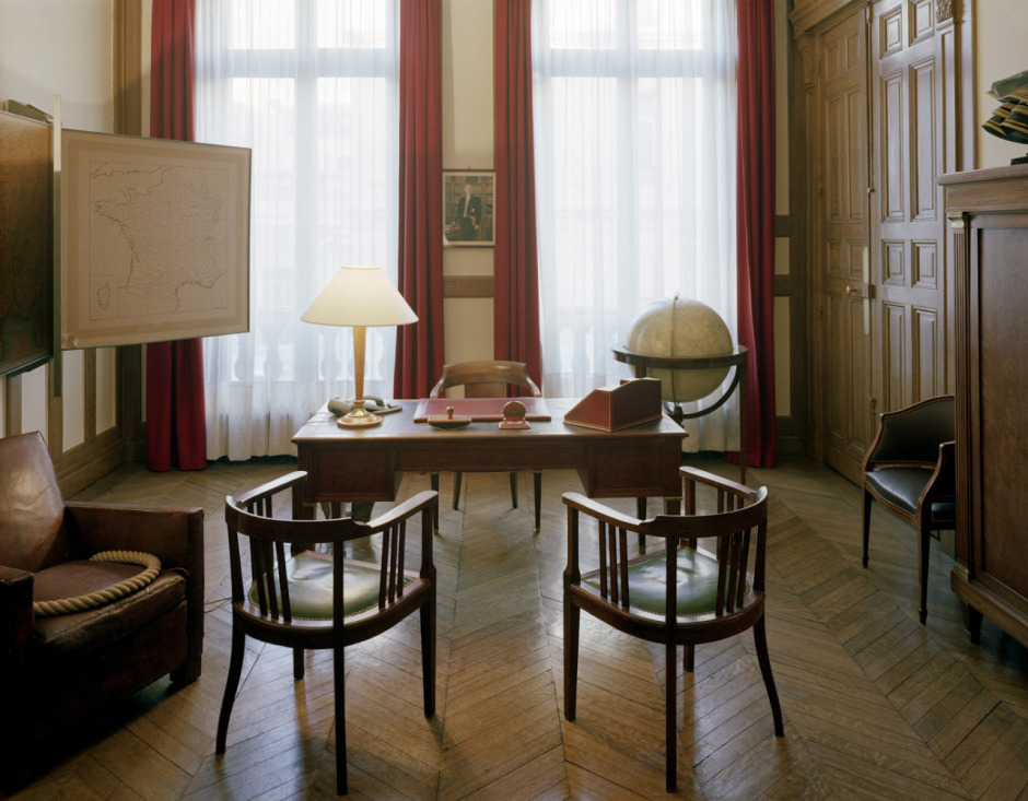 France, Paris, 16 December 2009 - General de Gaulle's office at the Fondation Charles de Gaulle.