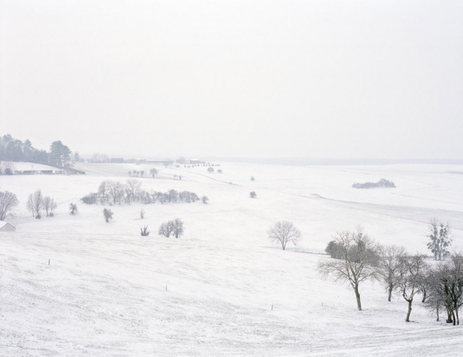 France, Colombey-les-deux-Eglises, 2010 - A landscape from Colombey-les-deux-Eglises. "From this room in which I pass most of the day, I find the distant regions in the seting of the sun. For as far as 15 kilometers, no structure can be seen." Charles de Gaulle.
