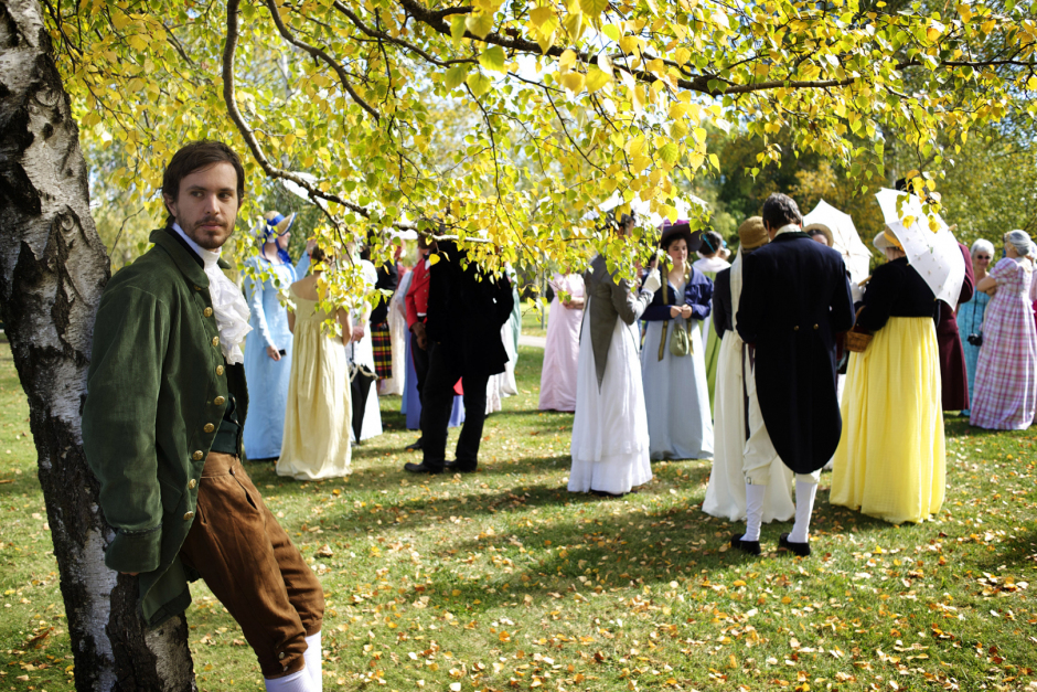 Australia, Canberra, 15 April 2011The 2011 Jane Austen Festival Australia held in Canberra.The Sunday costumed promenade through Commonwealth Park in Canberra.Australie, Canberra, 15 avril 2011Le Festival Jane Austen de 2011 ‡ Canberra.Promenade en costumes dans le Commonwealth Park de Canberra le dimanche.Steven Siewert / Agence VU