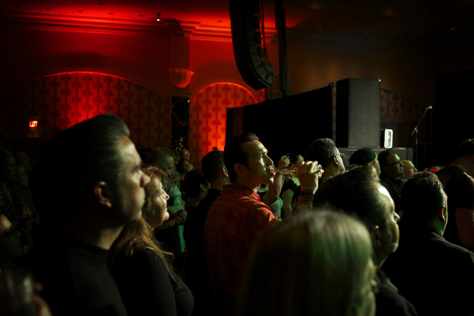 USA, Nevada, Las Vegas, 22 April 2011Fans at the Viva Las Vegas live music events at The Orleans Casino.USA, Nevada, Las Vegas, 22 avril 2011Des fans de rockabilly pendant un concert du festival "Viva Las Vegas" au Orleans Casino.Steven Siewert / Agence VU