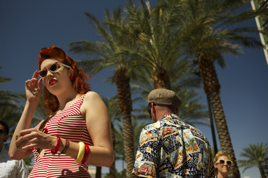 USA, Nevada, Las Vegas, 25 April 2011Tiki Pool Party at The Orleans Casino.USA, Nevada, Las Vegas, 25 avril 2011FÍte ‡ la piscine du Orleans Casino.Steven Siewert / Agence VU