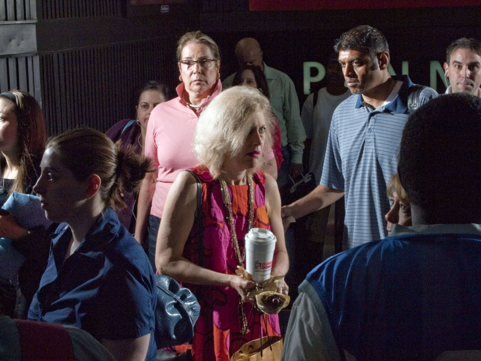 USA, New York, June 2009From the series "I shot the crowd".USA, New York, juin 2009Issue de la sÈrie "I shot the crowd".Jean-Christian Bourcart / Agence VU