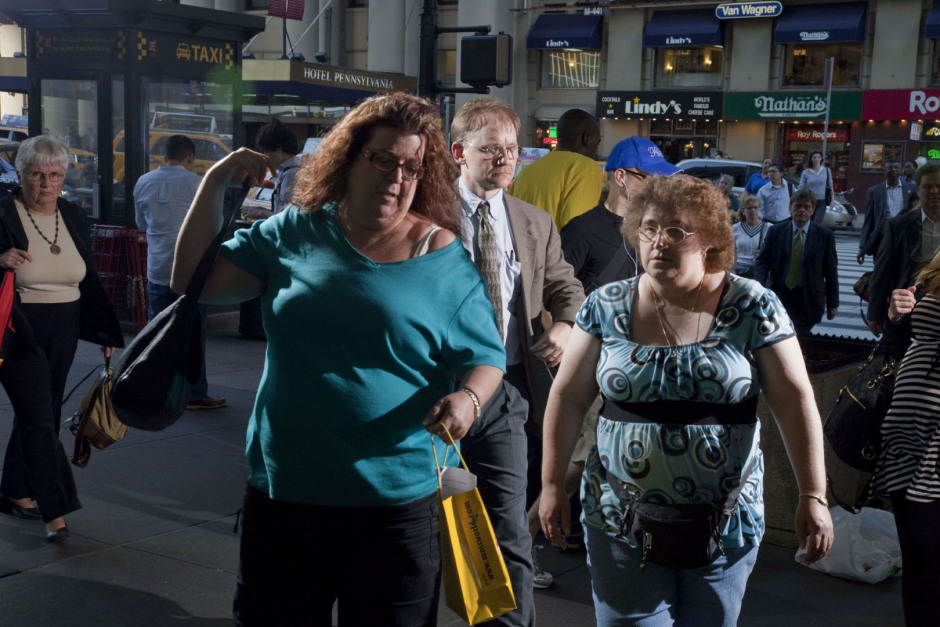 USA, New York, June 2010From the series "I shot the crowd".USA, New York, juin 2010Issue de la sÈrie "I shot the crowd".Jean-Christian Bourcart / Agence VU