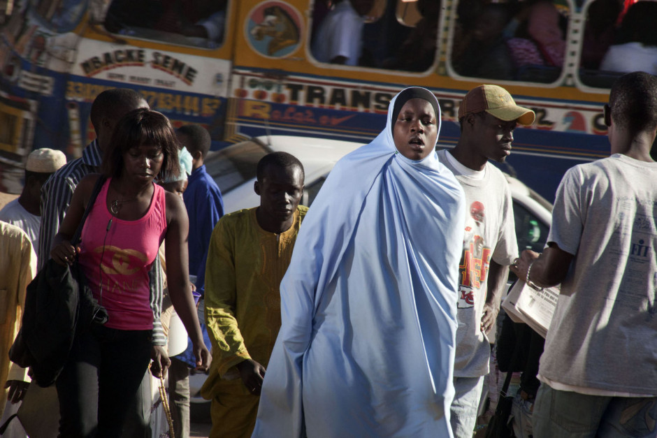 Senegal, Dakar, January 2011From the series "I shot the crowd".SÈnÈgal, Dakar, janvier 2011Issue de la sÈrie "I shot the crowd".Jean-Christian Bourcart / Agence VU