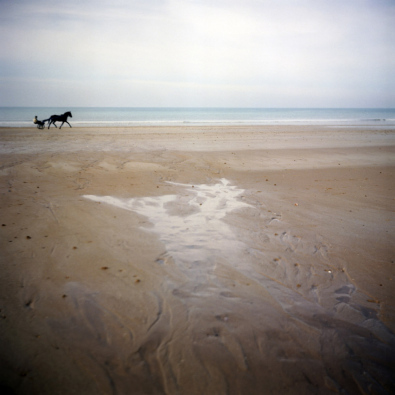 France, Mont St Michel, 2009 - From the series "A contretemps".