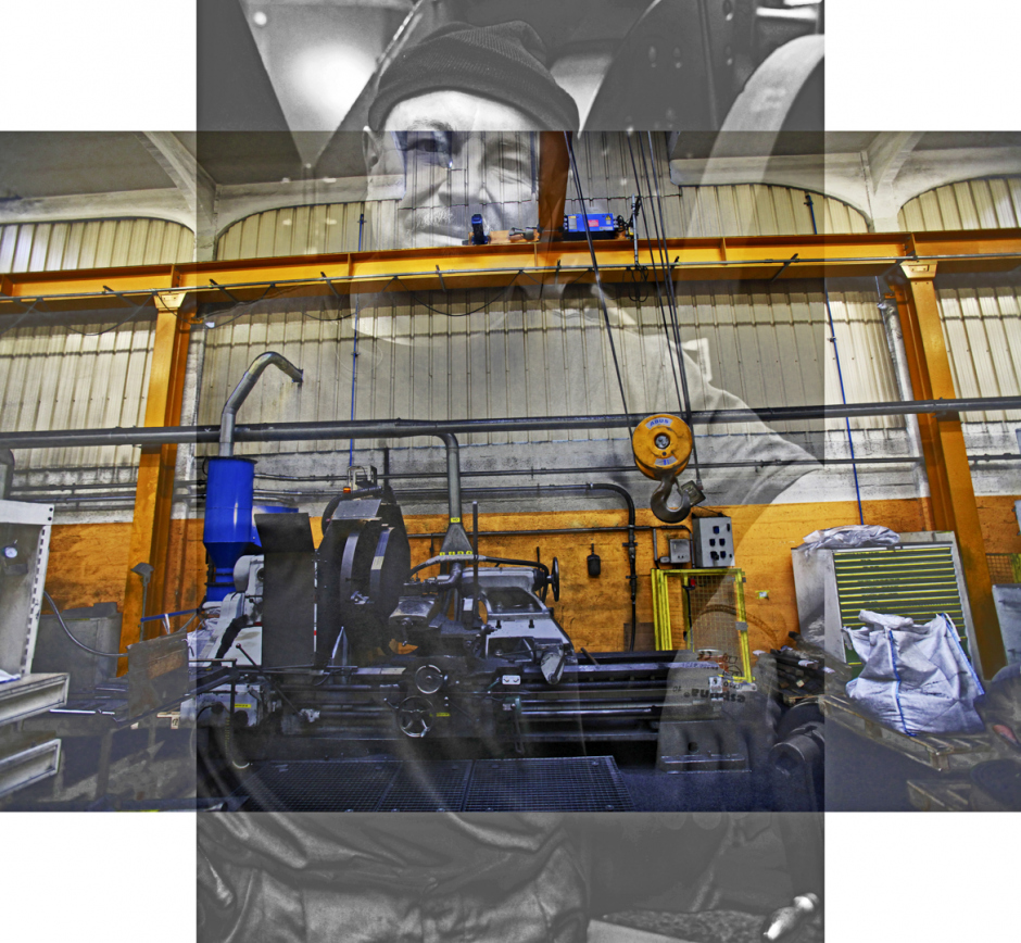 France, Gennevilliers, 23 April 2012Portrait of Murielle, operator worker at Mersen Groupe Carbone Lorraine.France, Gennevilliers, 23 avril 2012Portrait de Murielle, opératrice, Mersen Groupe Carbone Lorraine.Olivier Coulange / Agence VU