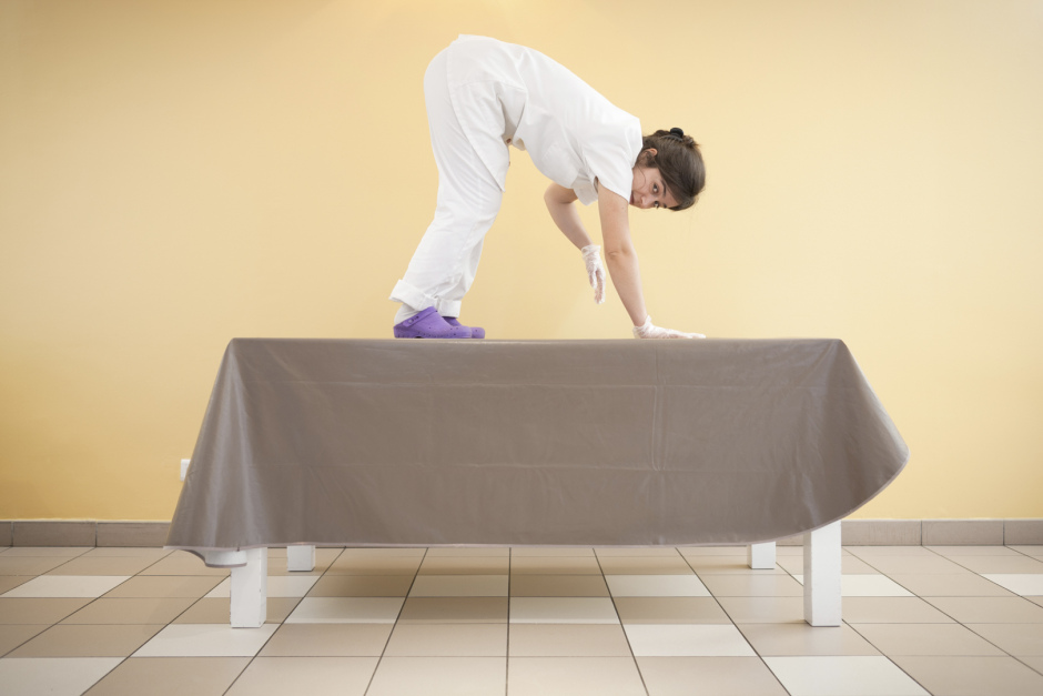 France, Maison Laffitte, 20 March 2012From the book "Chevaleresque".Alexandrine de Amorin, Monkey, 31, 158 cm, 53 kg.France, Maison Laffitte, 20 mars 2012Issue du livre "Chevaleresque".Alexandrine de Amorin, Singe, 31 ans, 158 cm, 53 kg.Rip Hopkins / Agence VU