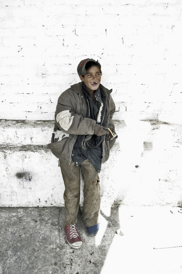 Colombia, Bogota, 25 November 2004From the series "Altras del Muro".Riff Raff.Colombia, Bogota, 25 novembre 2004Issue de la sÈrie "Altras del Muro".Riff Raff.Stanislas Guigui / Agence VU