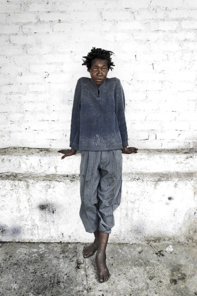 Colombia, Bogota, 25 November 2004From the series "Altras del Muro".Cottonwise.Colombia, Bogota, 25 novembre 2004Issue de la sÈrie "Altras del Muro".Cottonwise.Stanislas Guigui / Agence VU