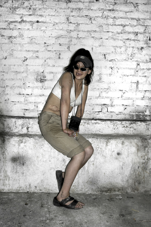 Colombia, Bogota, 25 November 2004From the series "Altras del Muro".Silly Pain.Colombia, Bogota, 25 novembre 2004Issue de la sÈrie "Altras del Muro".Silly Pain.Stanislas Guigui / Agence VU