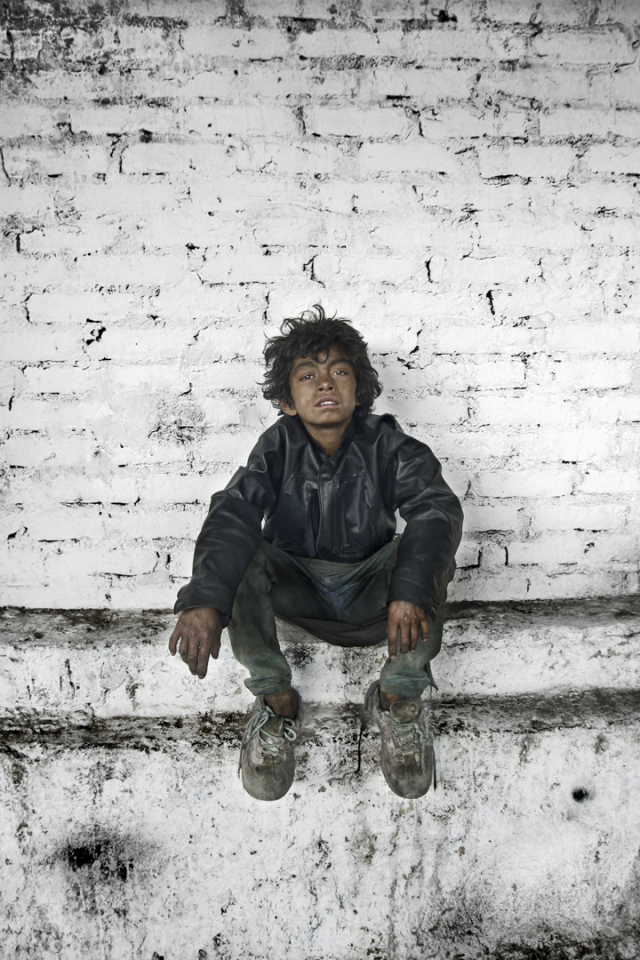 Colombia, Bogota, 25 November 2004From the series "Altras del Muro".Holly Streetboy.Colombia, Bogota, 25 novembre 2004Issue de la sÈrie "Altras del Muro".Holly Streetboy.Stanislas Guigui / Agence VU