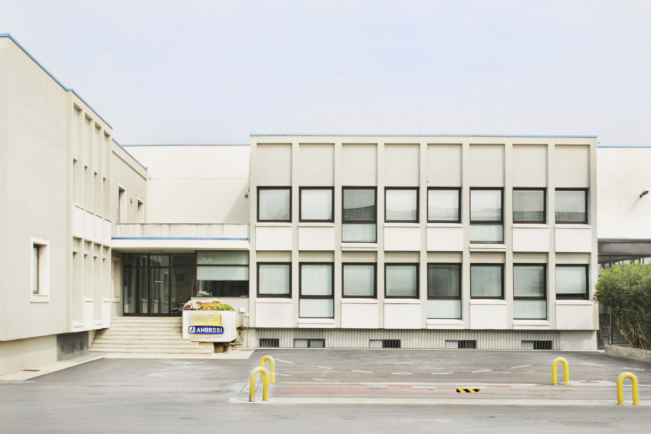 Italy, Brescia, September 9th 2014Ambrosi Company. Company entrance.Italie, Brescia, 9 septembre 2014Entreprise Ambrosi. Entrée de l'entreprise.Massimo Siragusa / Agence VU